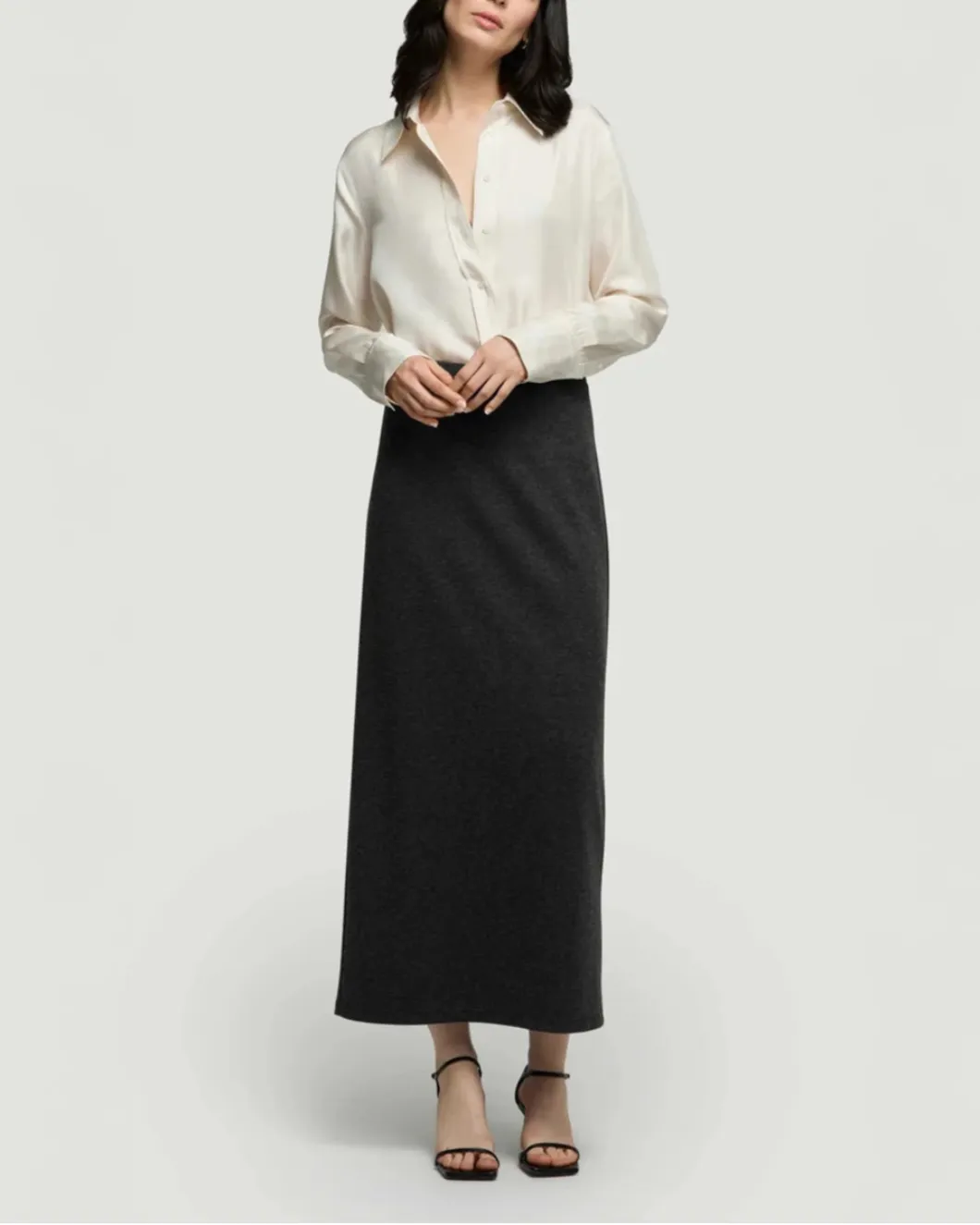 Slim Skirt in Wool Jersey sold by SHOWROOM product image thumbnail 5