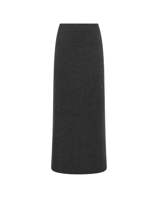 Slim Skirt in Wool Jersey sold by SHOWROOM