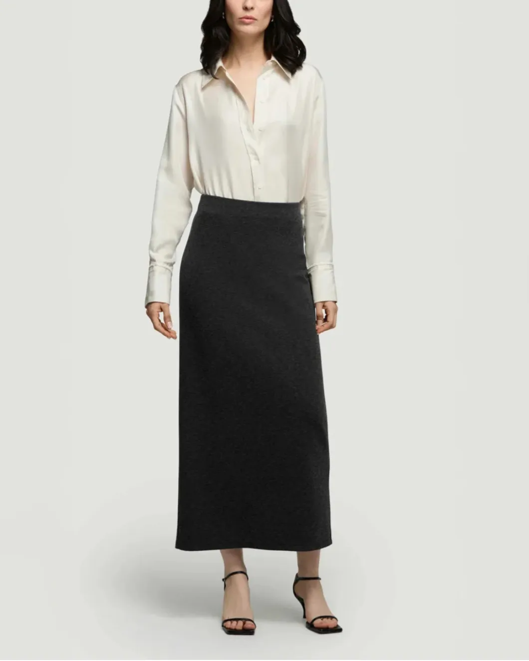 Slim Skirt in Wool Jersey sold by SHOWROOM product image thumbnail 2