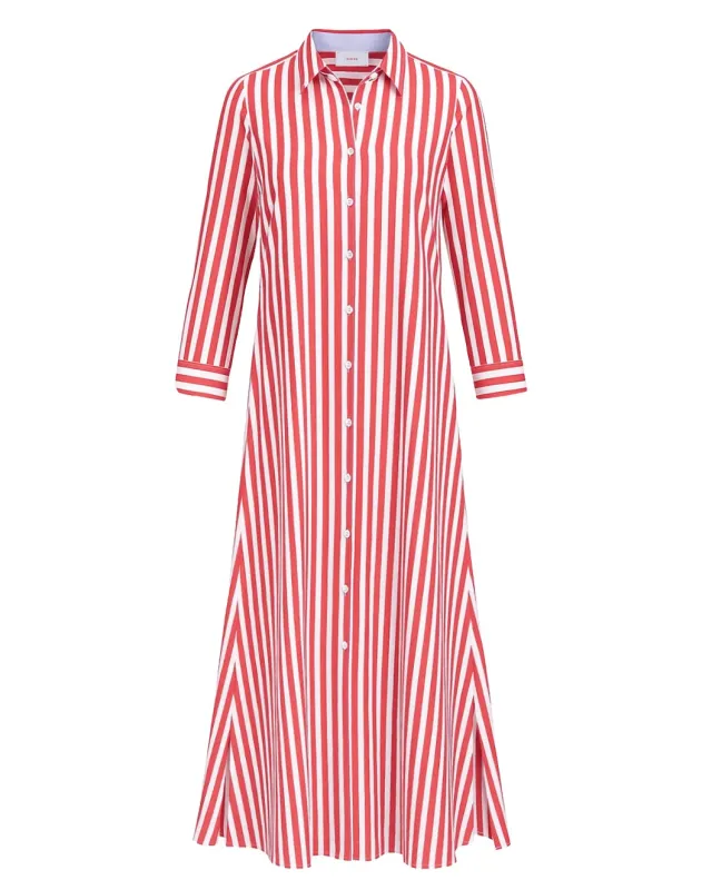 Boden Dress Scarlet Stripe made by XiRENA