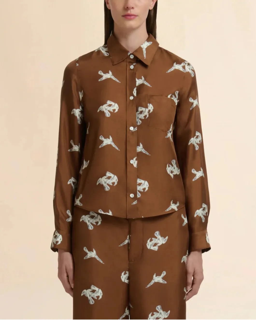 Ravens Silk Twill Printed Blouse sold by SHOWROOM product image thumbnail 2