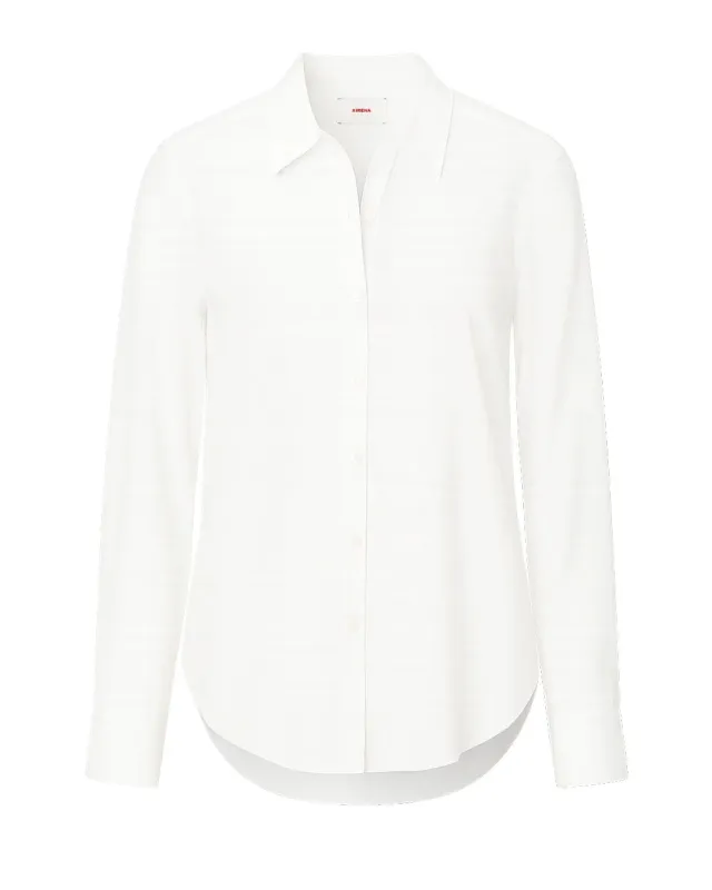 White Beau Shirt made by XiRENA