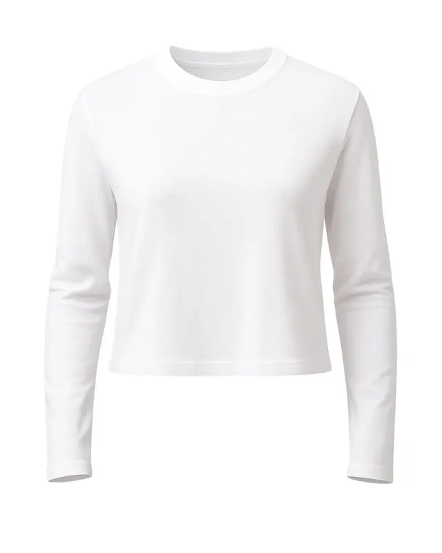 Sabine Cropped Long Sleeve sold by SHOWROOM