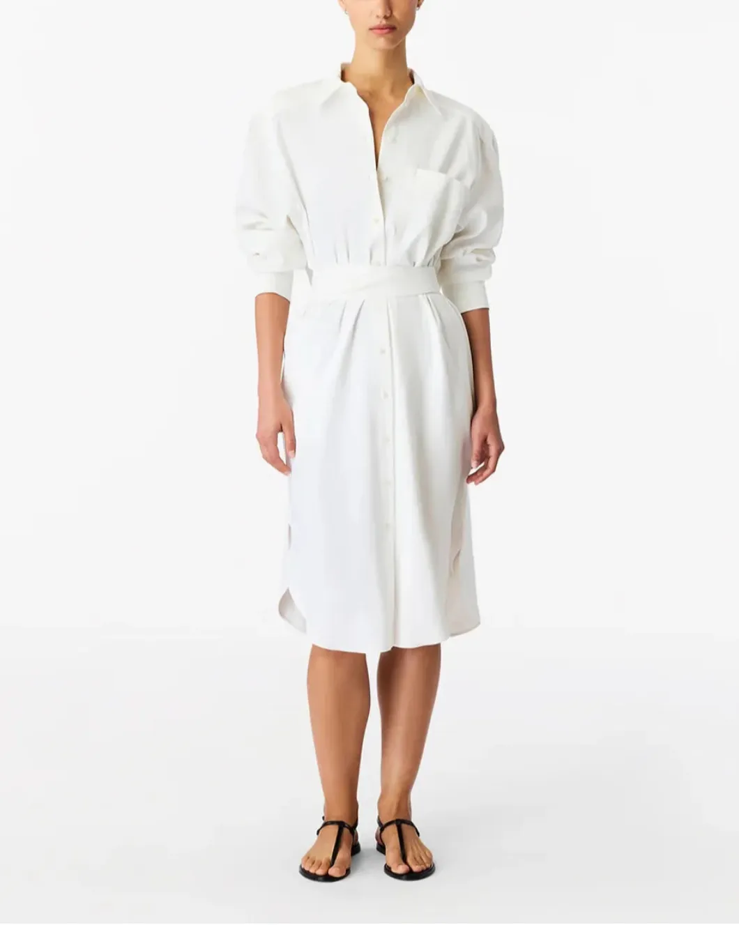 Pleat Back Shirt Dress sold by SHOWROOM product image thumbnail 2