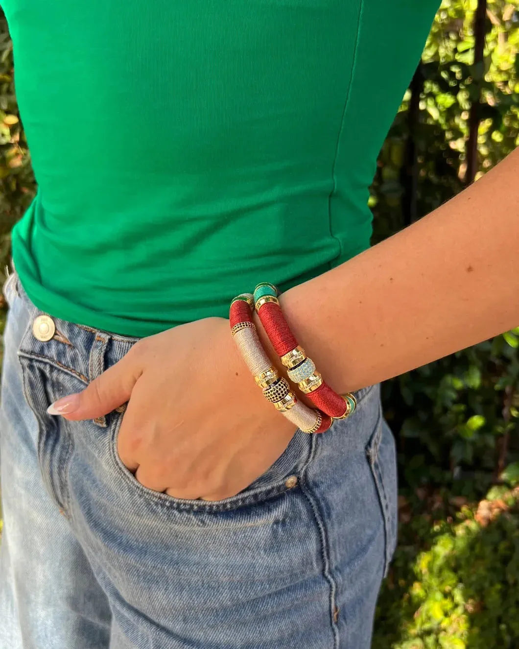 Luxe Colorblock Bracelet Barcelona sold by SHOWROOM product image thumbnail 2