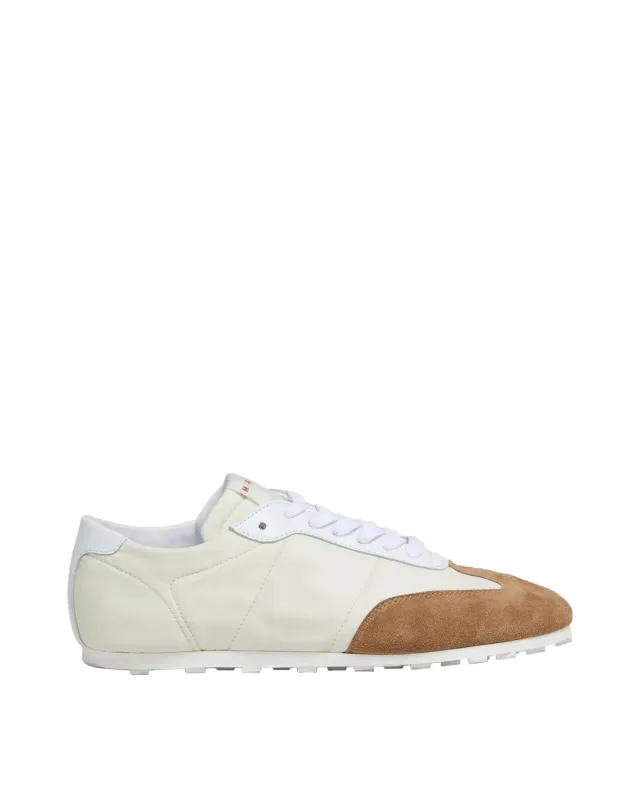Off-White Nylon Softy Soccer Sneaker made by Marni