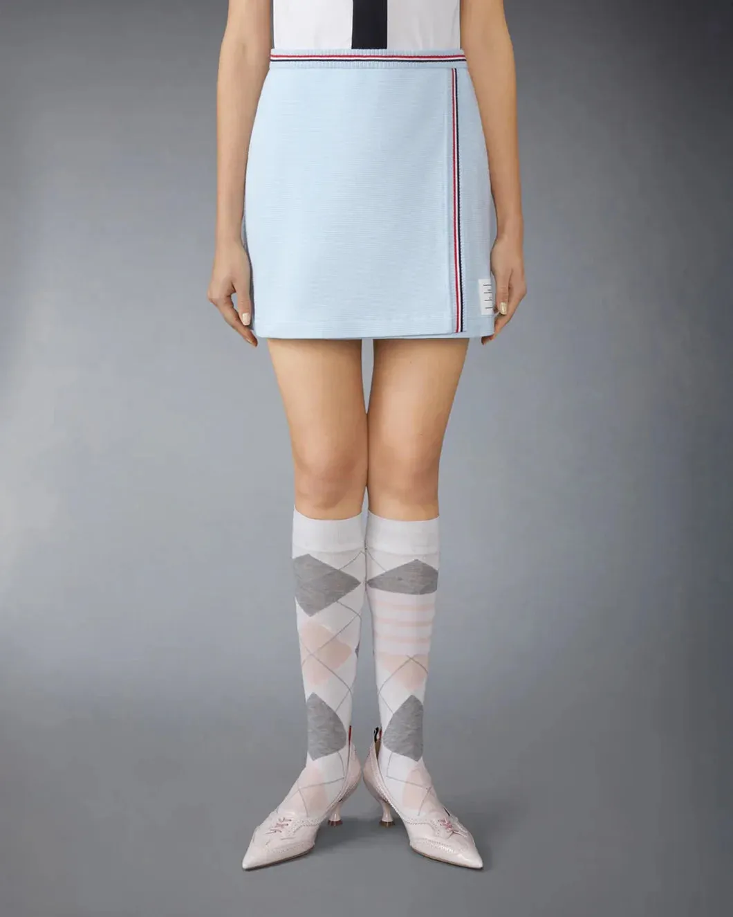 Cotton Waffle Mini Wrap Skirt sold by SHOWROOM product image thumbnail 2