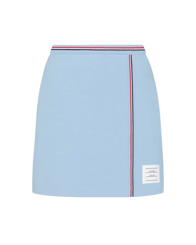 Cotton Waffle Mini Wrap Skirt sold by SHOWROOM