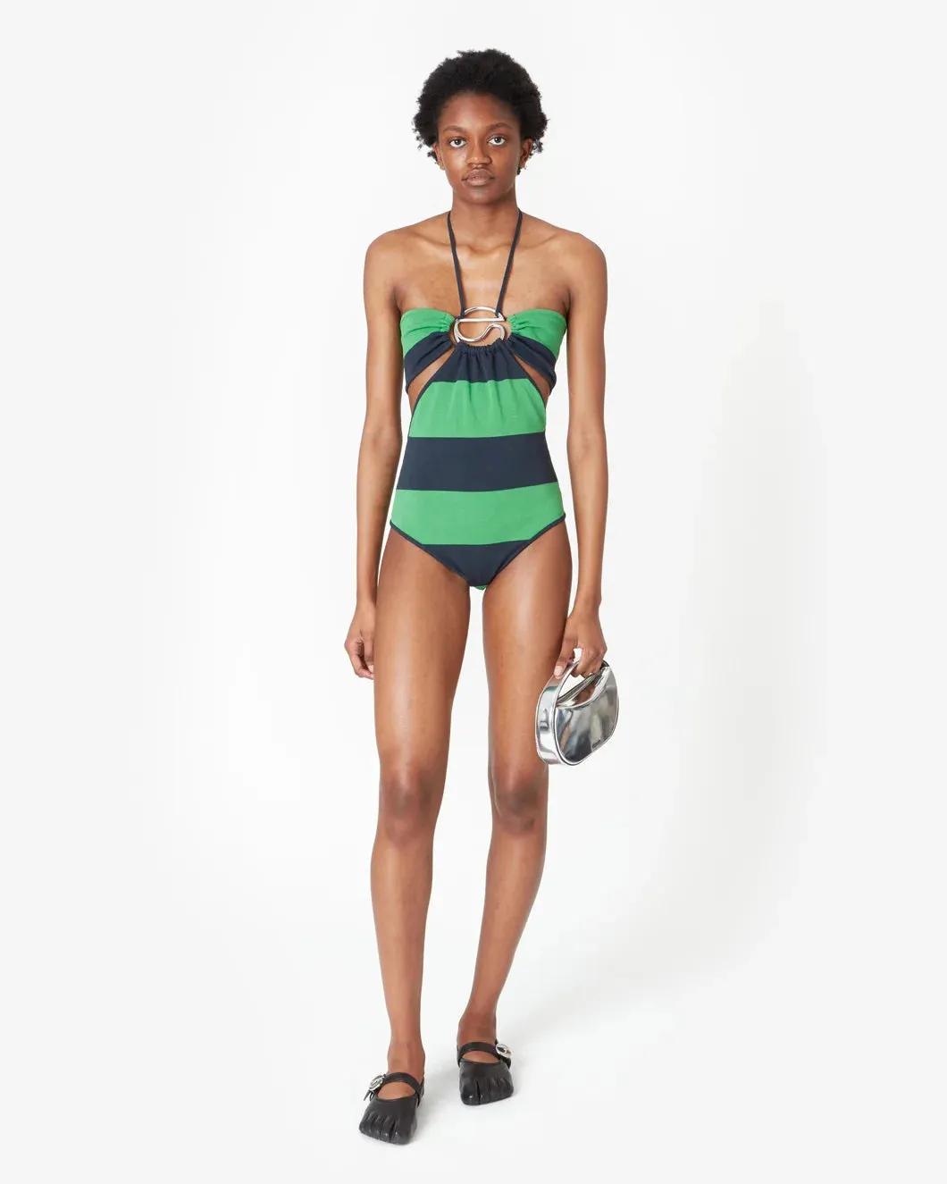 Knitted Striped Bodysuit sold by SHOWROOM product image thumbnail 2