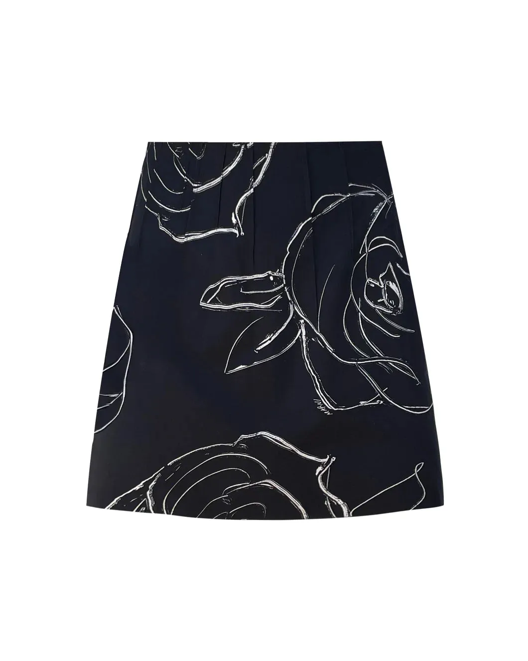Heavy Poplin Mini Skirt sold by SHOWROOM