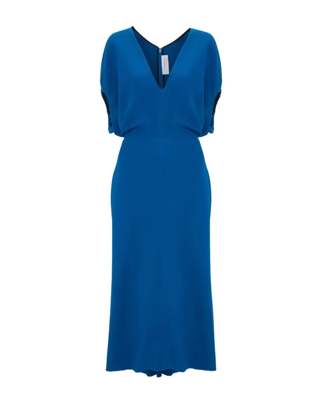 Blouson Detail Midi Dress sold by SHOWROOM