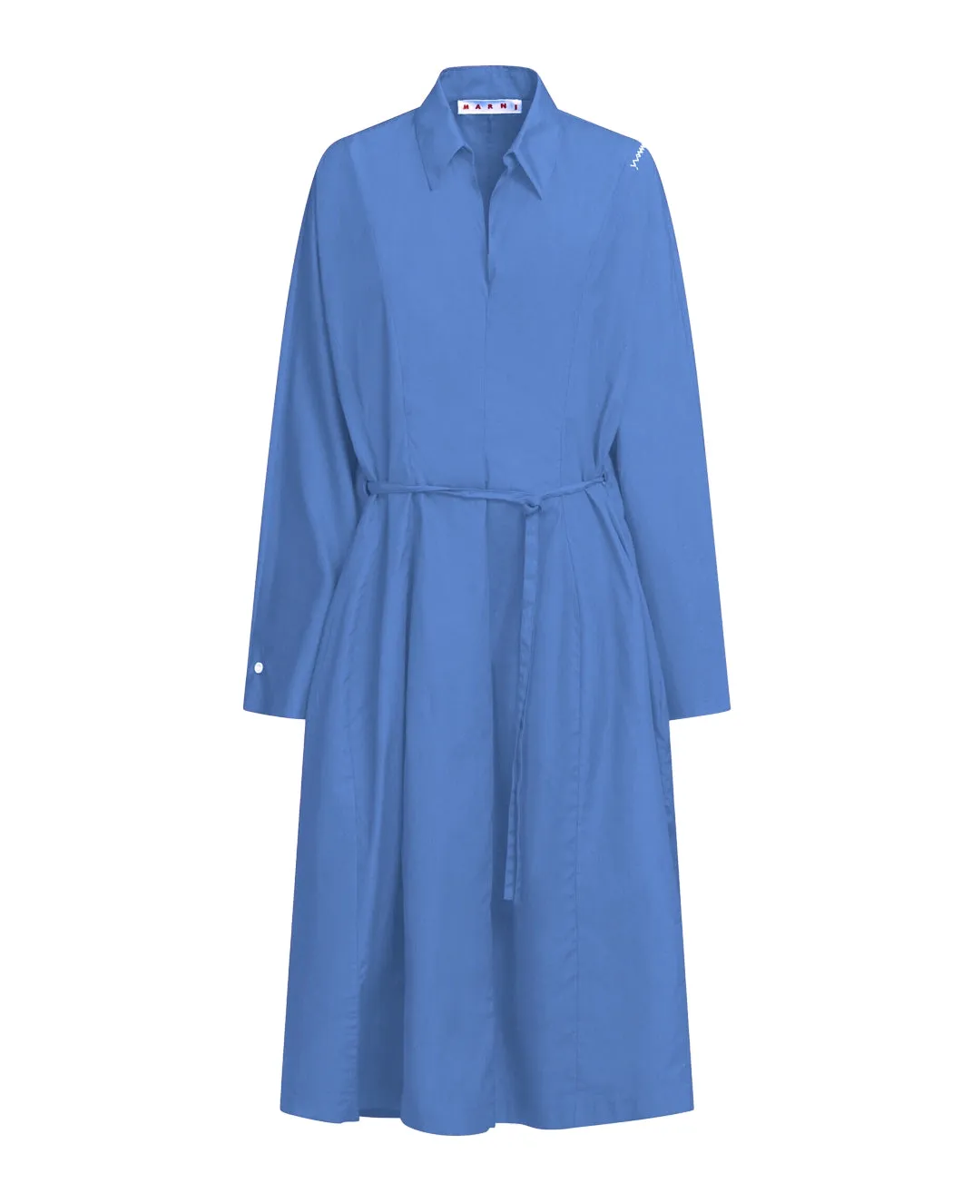 Organic Cotton Shirt Dress with Marni Symbol sold by SHOWROOM