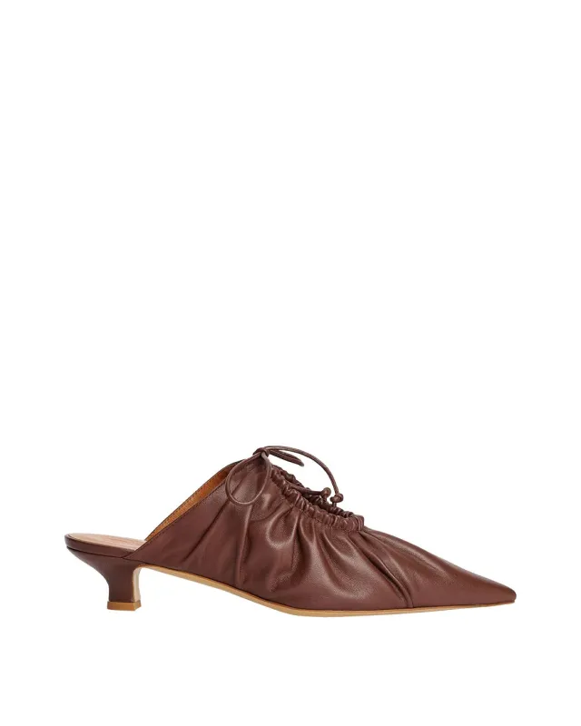 Masey Mule Dark Mahogany made by By Malene Birger