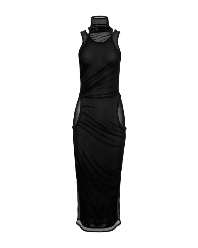 Layered Mesh Dress sold by SHOWROOM
