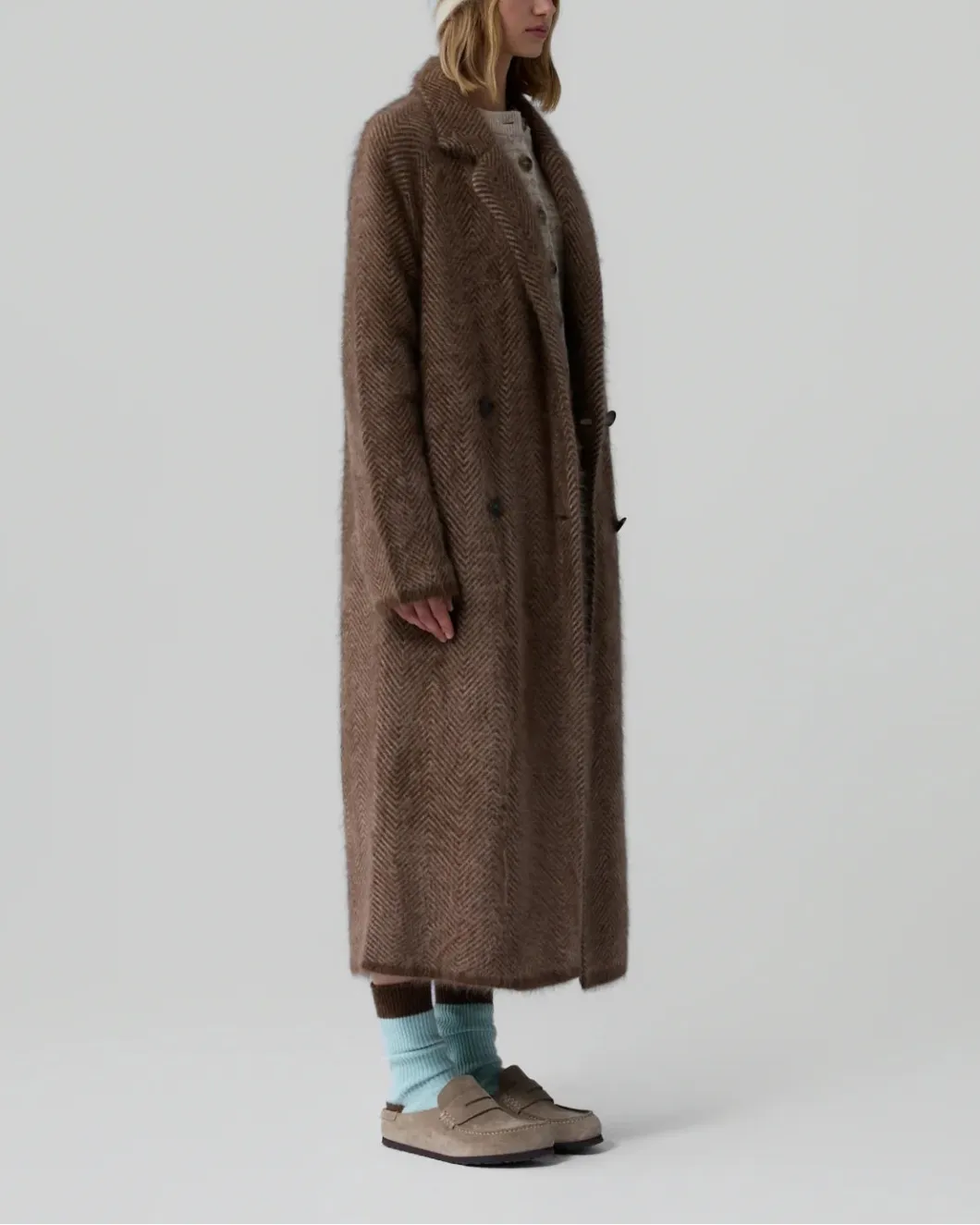 Grizzly Double Breasted Coat sold by SHOWROOM product image thumbnail 3