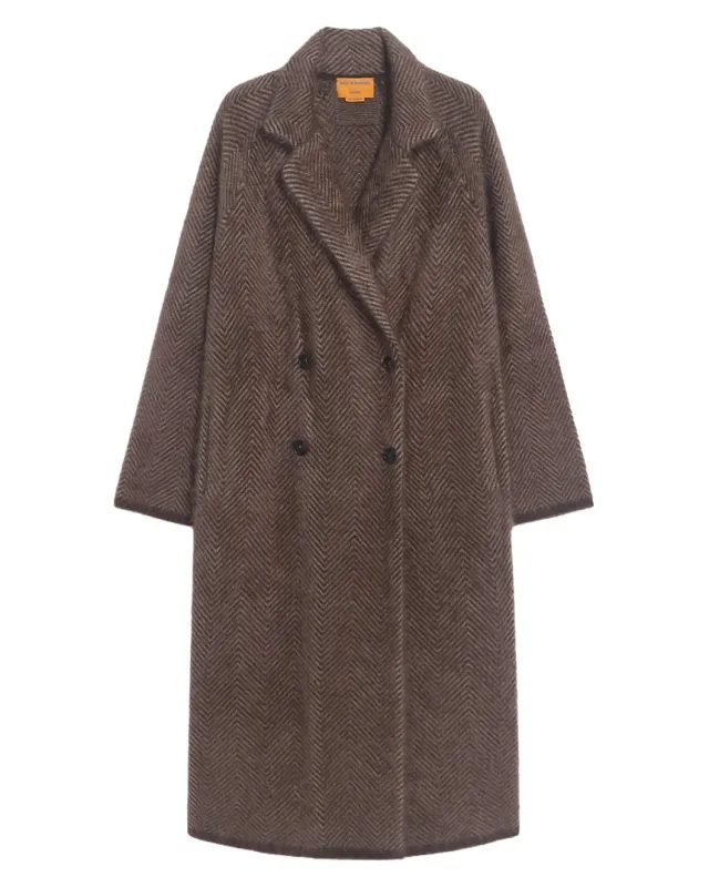 Grizzly Double Breasted Coat sold by SHOWROOM