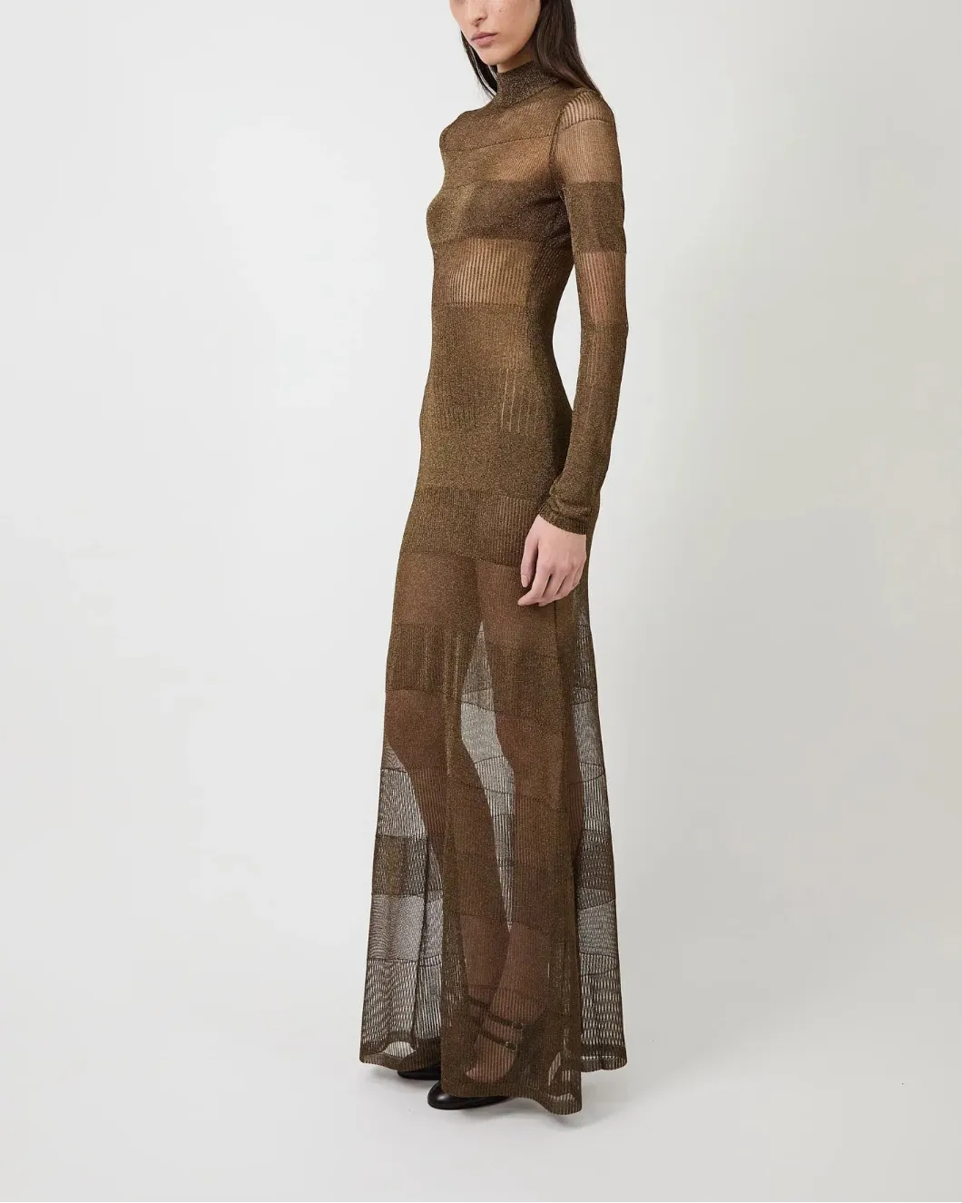 The Josephine Gown in Ultra Fine Pointelle Knit sold by SHOWROOM product image thumbnail 3