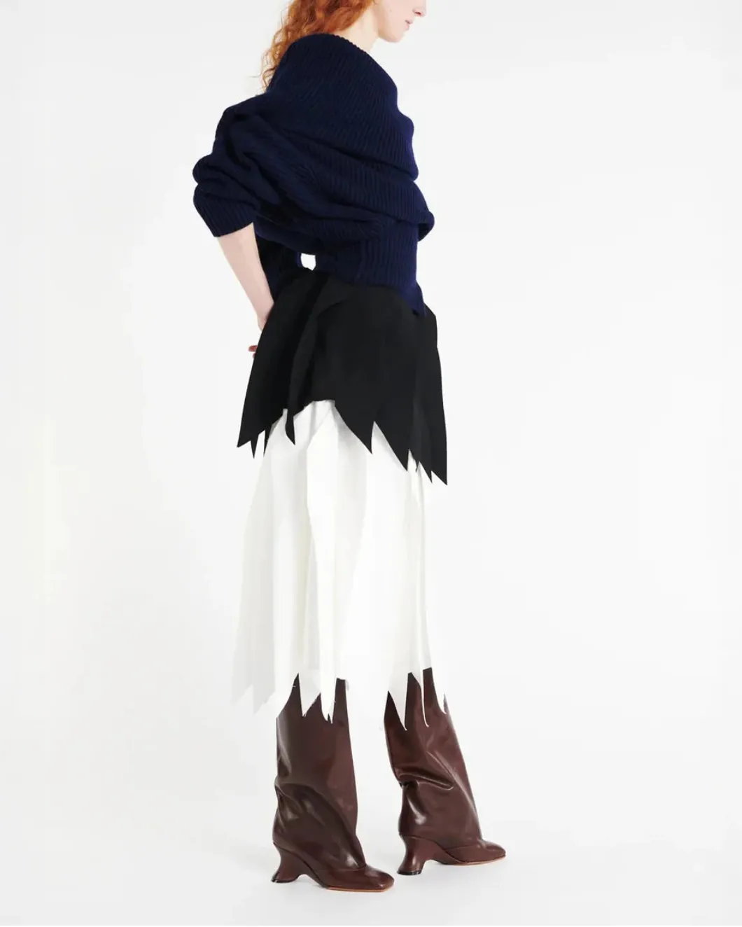 A-Line Skirt with Panel sold by SHOWROOM product image thumbnail 3