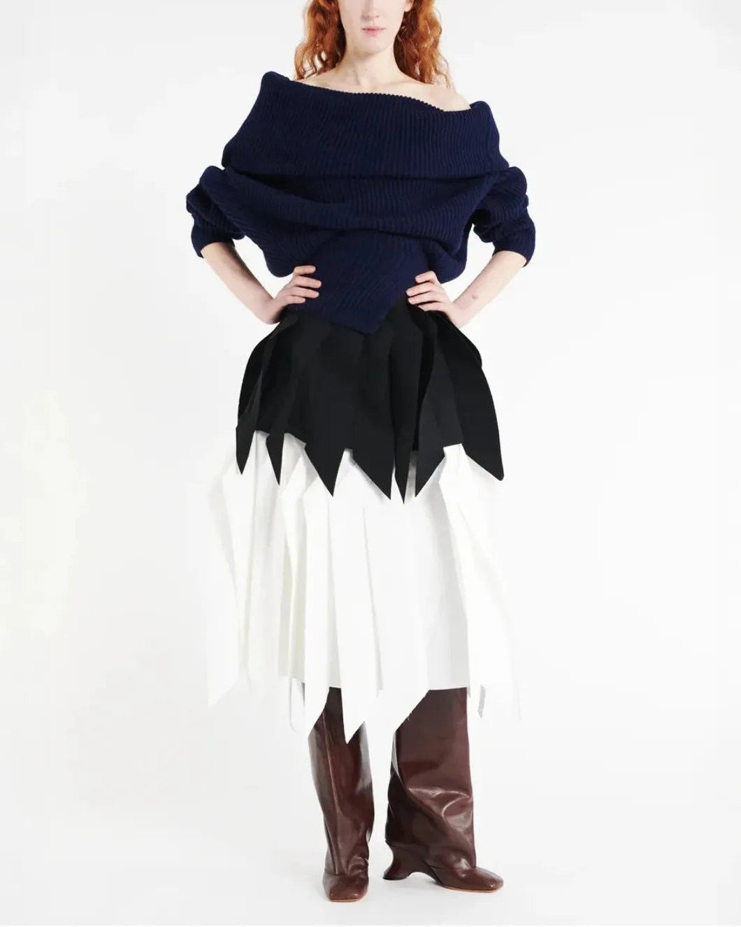 A-Line Skirt with Panel sold by SHOWROOM product image thumbnail 2