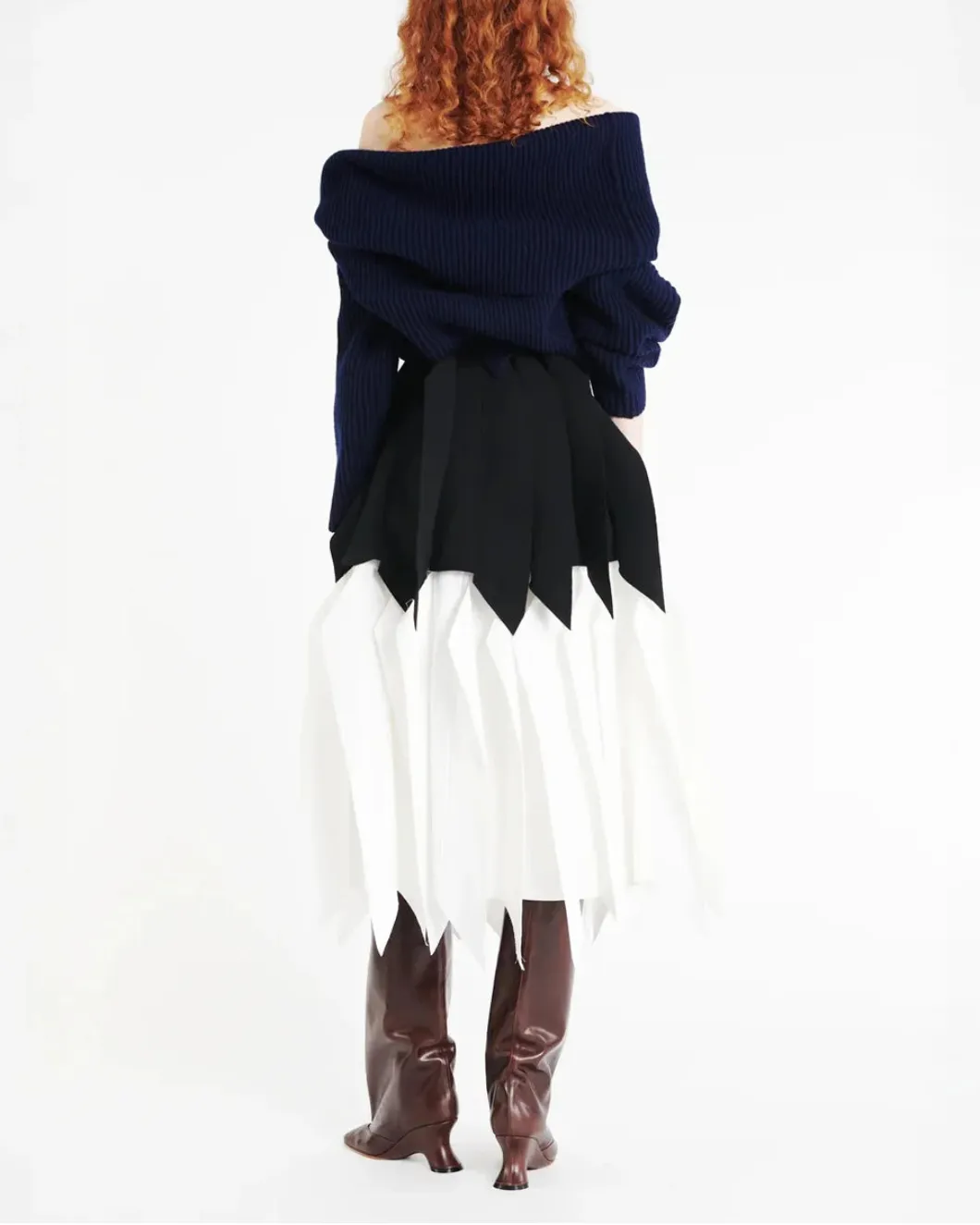 A-Line Skirt with Panel sold by SHOWROOM product image thumbnail 4