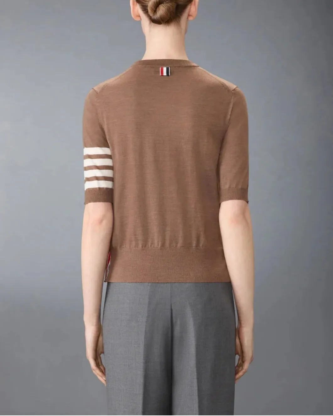 Fine Merino Wool 4-Bar Tee sold by SHOWROOM product image thumbnail 3