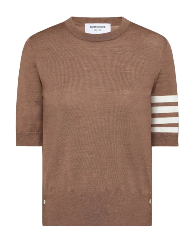 Fine Merino Wool 4-Bar Tee sold by SHOWROOM