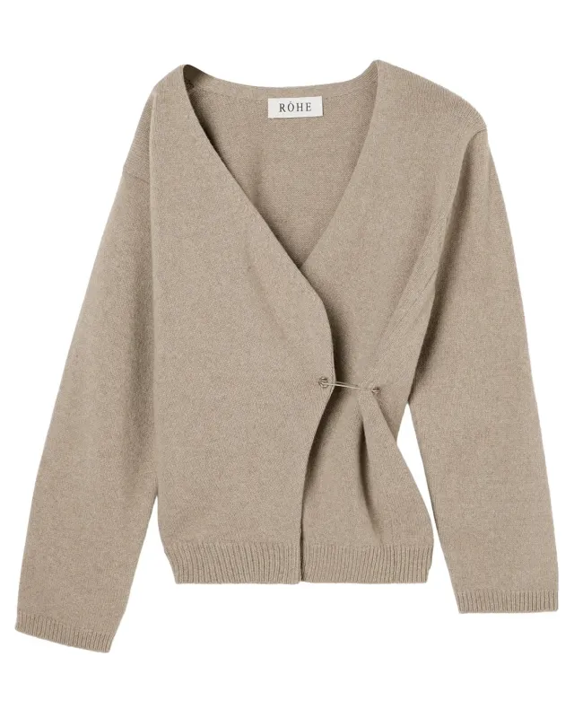 Off-Shoulder Wrap Cardigan made by Rohe