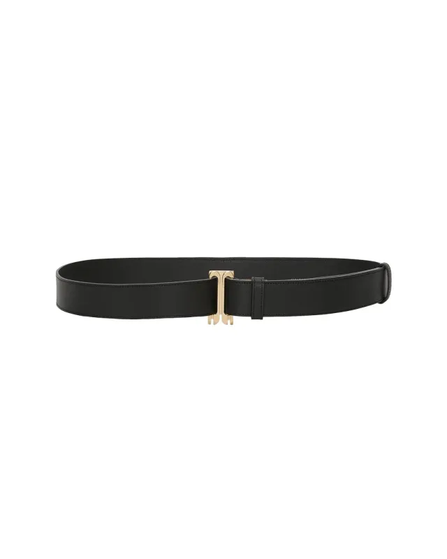 Dorian Tuxedo Belt In Black Soft Leather sold by SHOWROOM