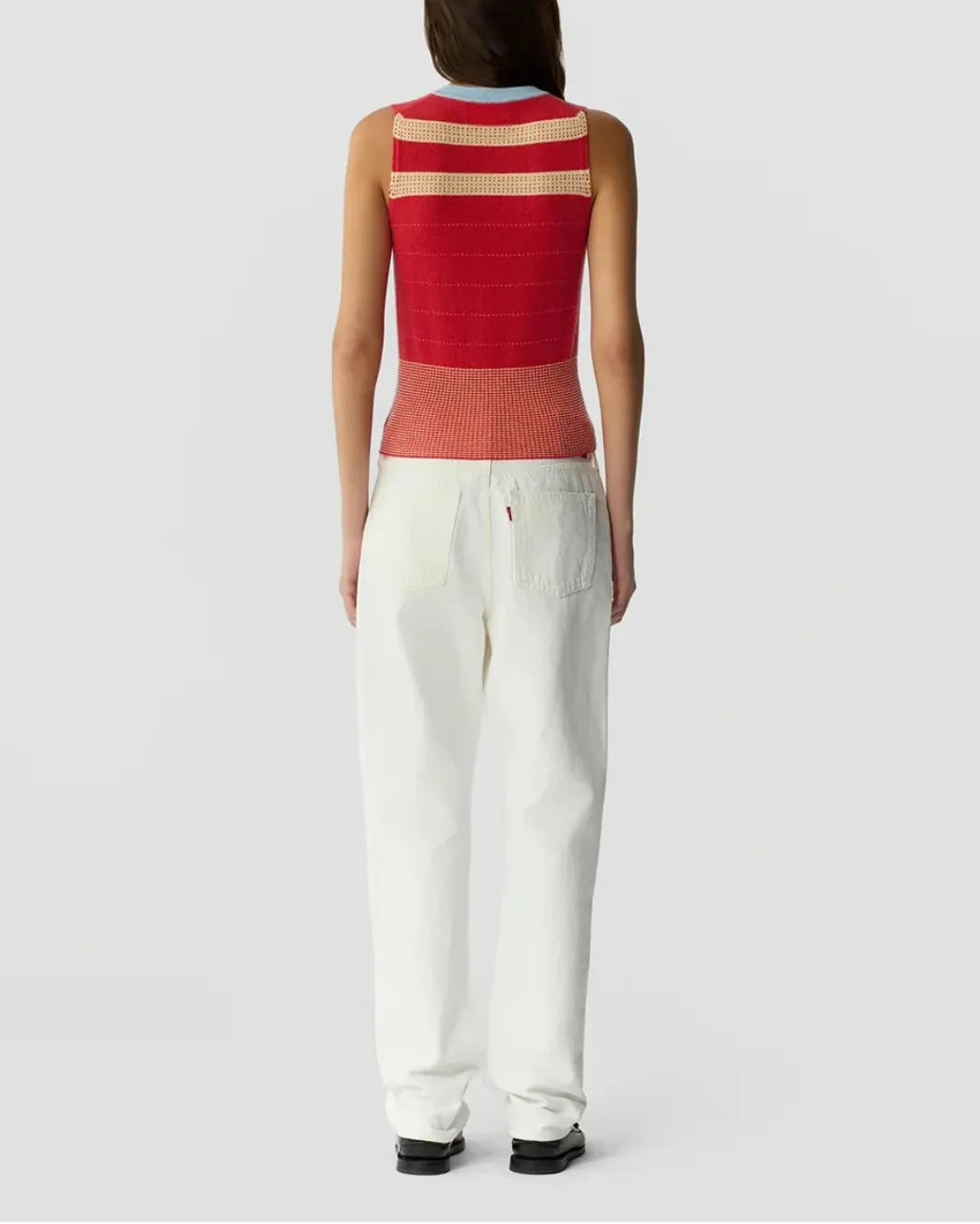 Collegiate Stripe Vest sold by SHOWROOM product image thumbnail 3