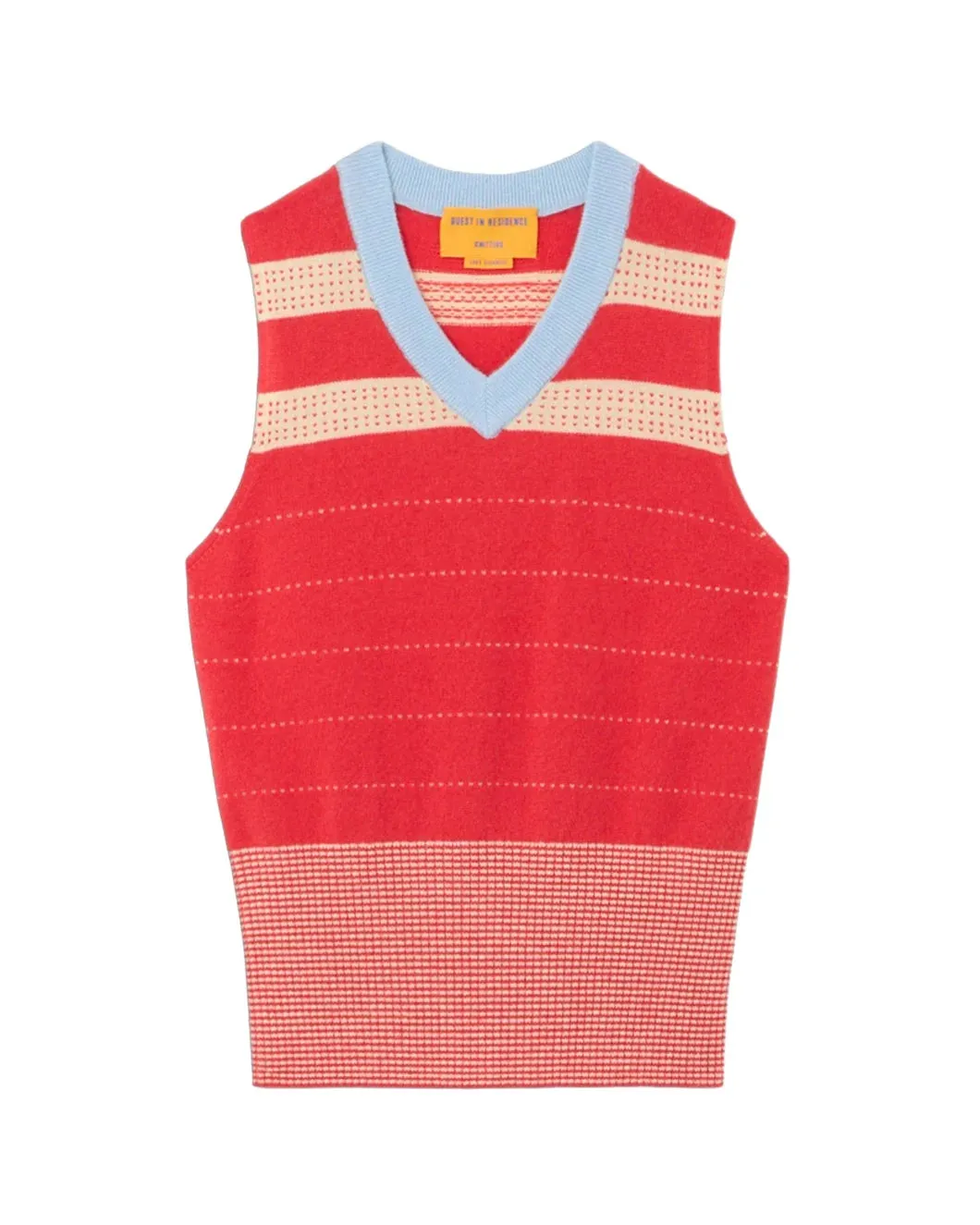 Collegiate Stripe Vest sold by SHOWROOM