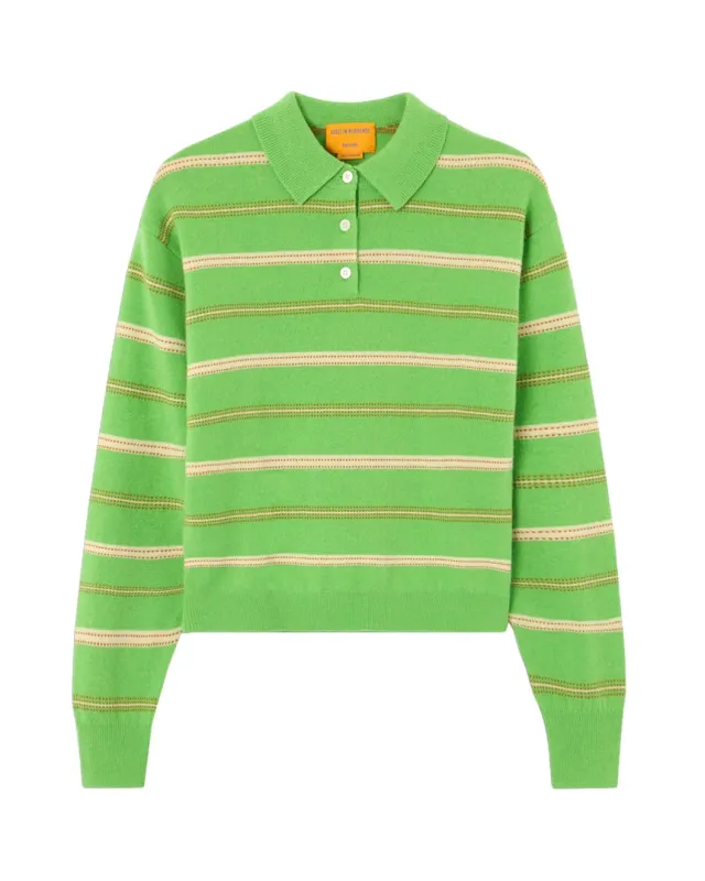 Collegiate Stripe Polo made by SHOWROOM