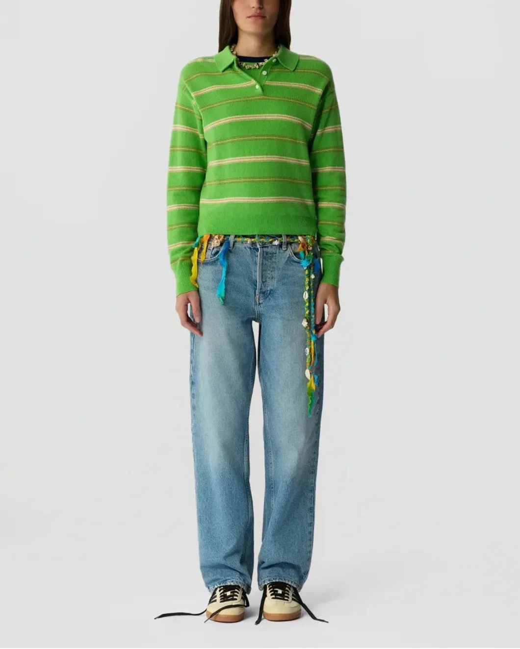 Collegiate Stripe Polo sold by SHOWROOM product image thumbnail 2