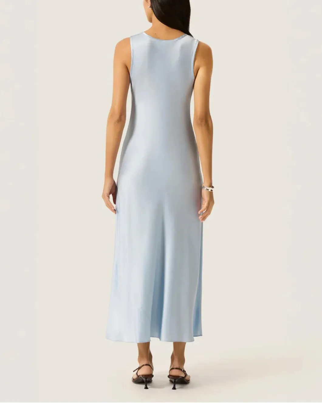 Tank Dress in Silk Charmeuse sold by SHOWROOM product image thumbnail 4