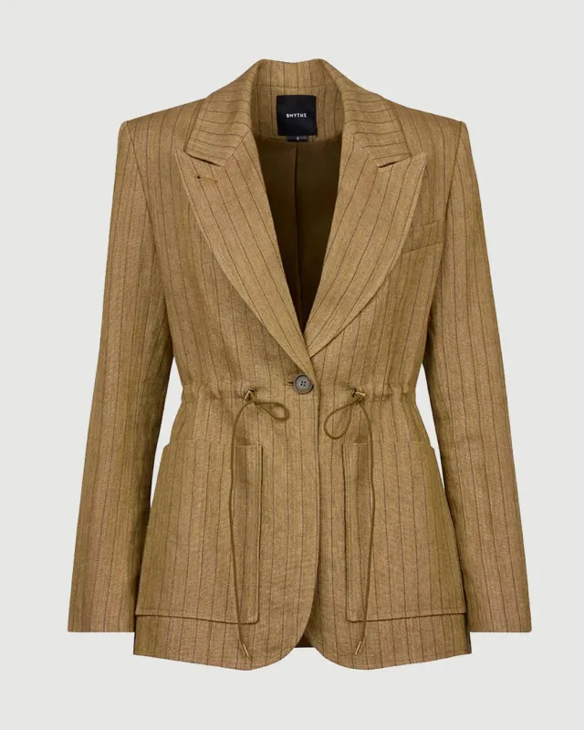 Drawcord Blazer made by Smythe