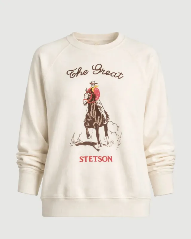 The College Sweatshirt Stetson Graphic made by THE GREAT.