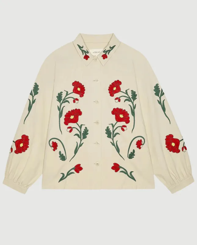 The Western Embroidered Commodore Jacket made by THE GREAT.