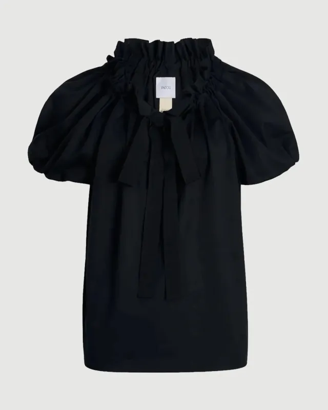 Drawstring T-Shirt in Organic Cotton made by Patou