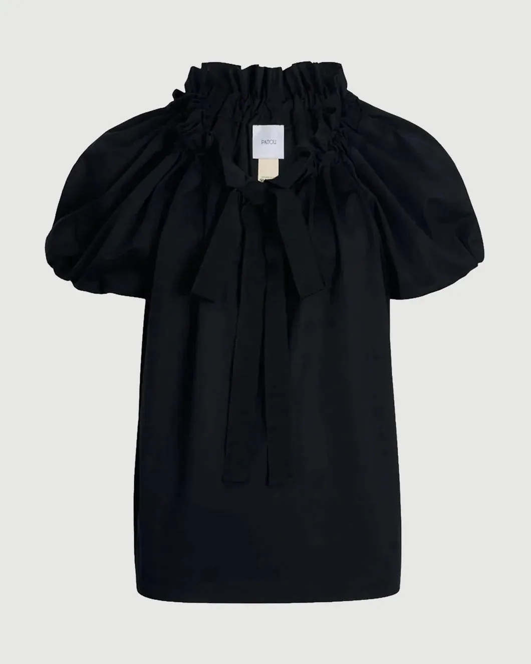 Drawstring T-Shirt in Organic Cotton sold by SHOWROOM