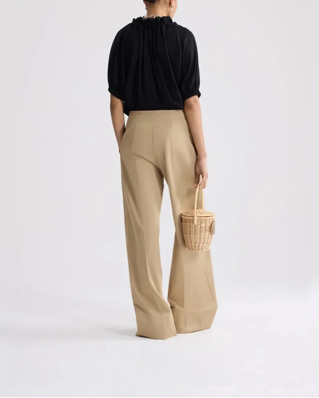 Drawstring T-Shirt in Organic Cotton sold by SHOWROOM product image thumbnail 3