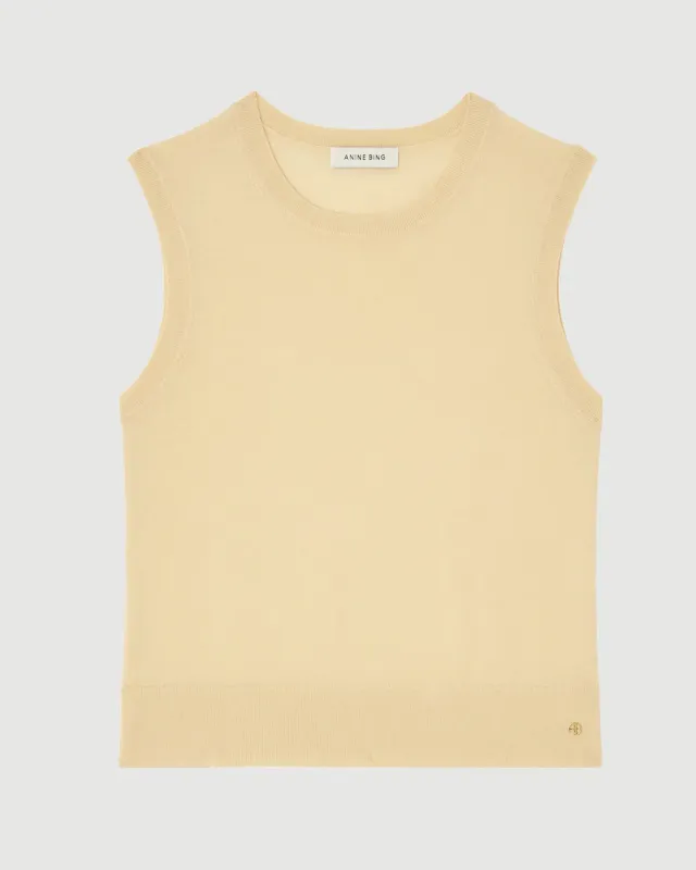 Moni Crop Tank made by Anine Bing