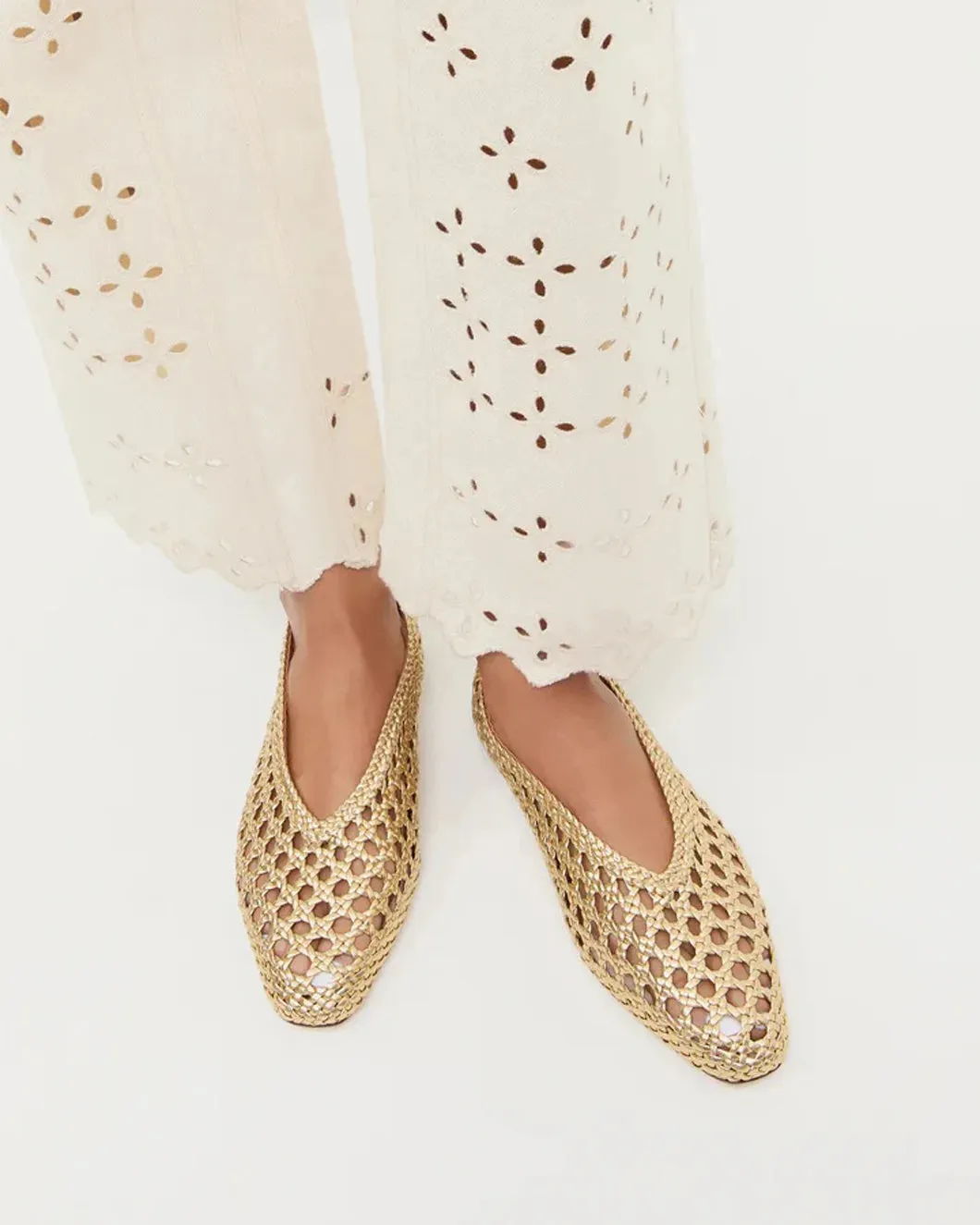 Emery Gold Ballet Flat sold by SHOWROOM product image thumbnail 5