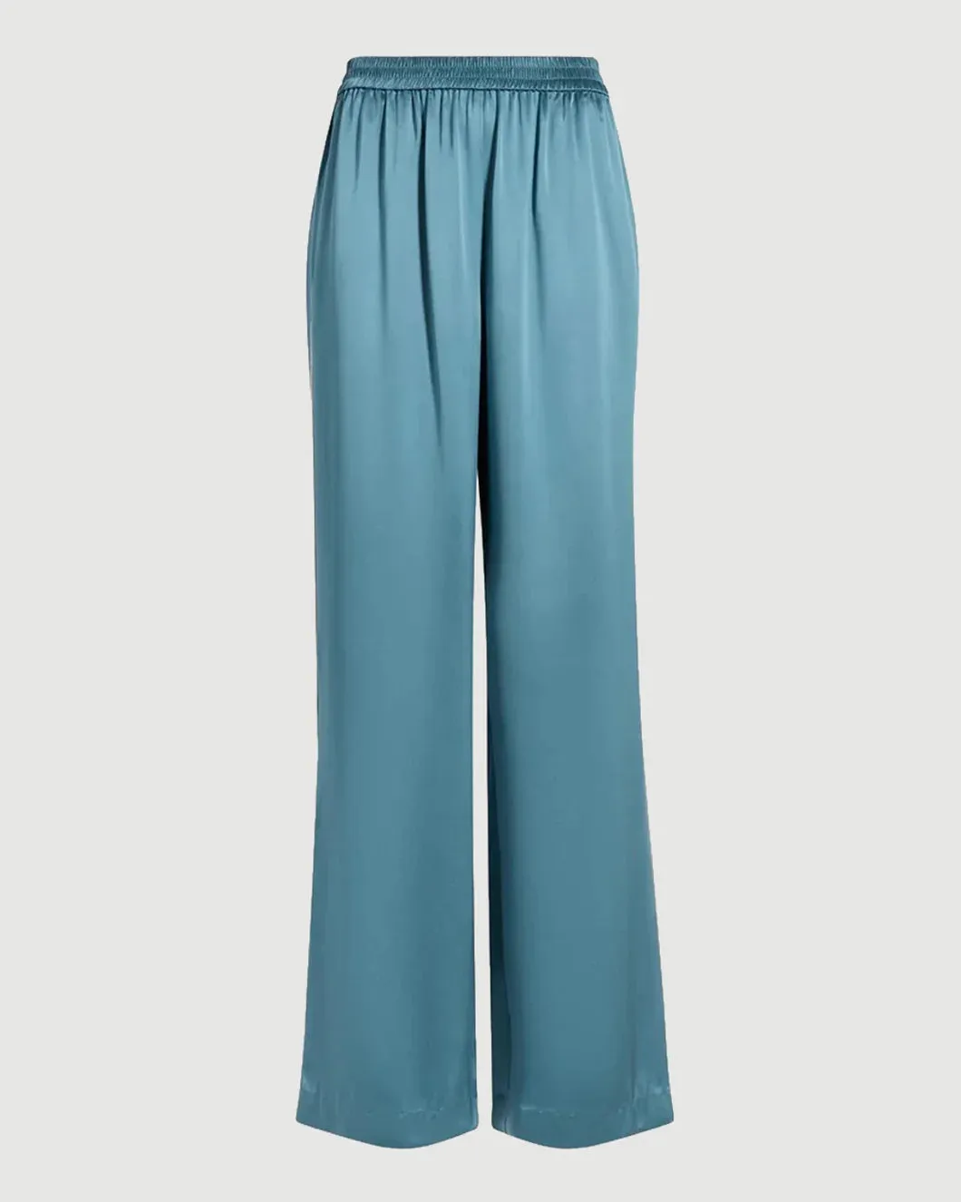 Pull-Up Pant in Silk Charmeuse with Piping Detail sold by SHOWROOM