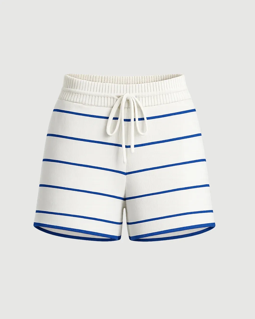 Leo Short Cream/Cobalt sold by SHOWROOM