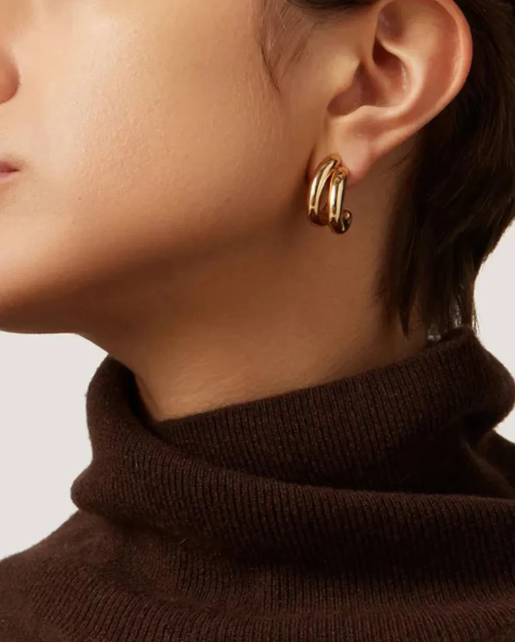Florence Earring Gold sold by SHOWROOM product image thumbnail 4