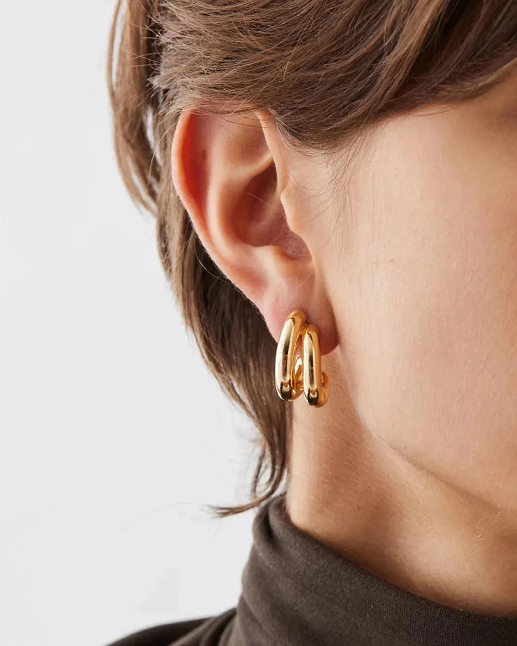 Florence Earring Gold sold by SHOWROOM product image thumbnail 3