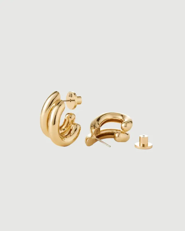 Florence Earring Gold made by JENNY BIRD