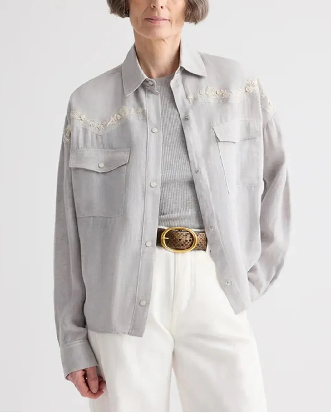 Carter Shirt with French Knots sold by SHOWROOM product image thumbnail 5