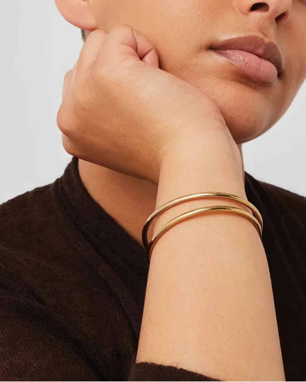 Dane Bangle Gold - 2pk sold by SHOWROOM product image thumbnail 2