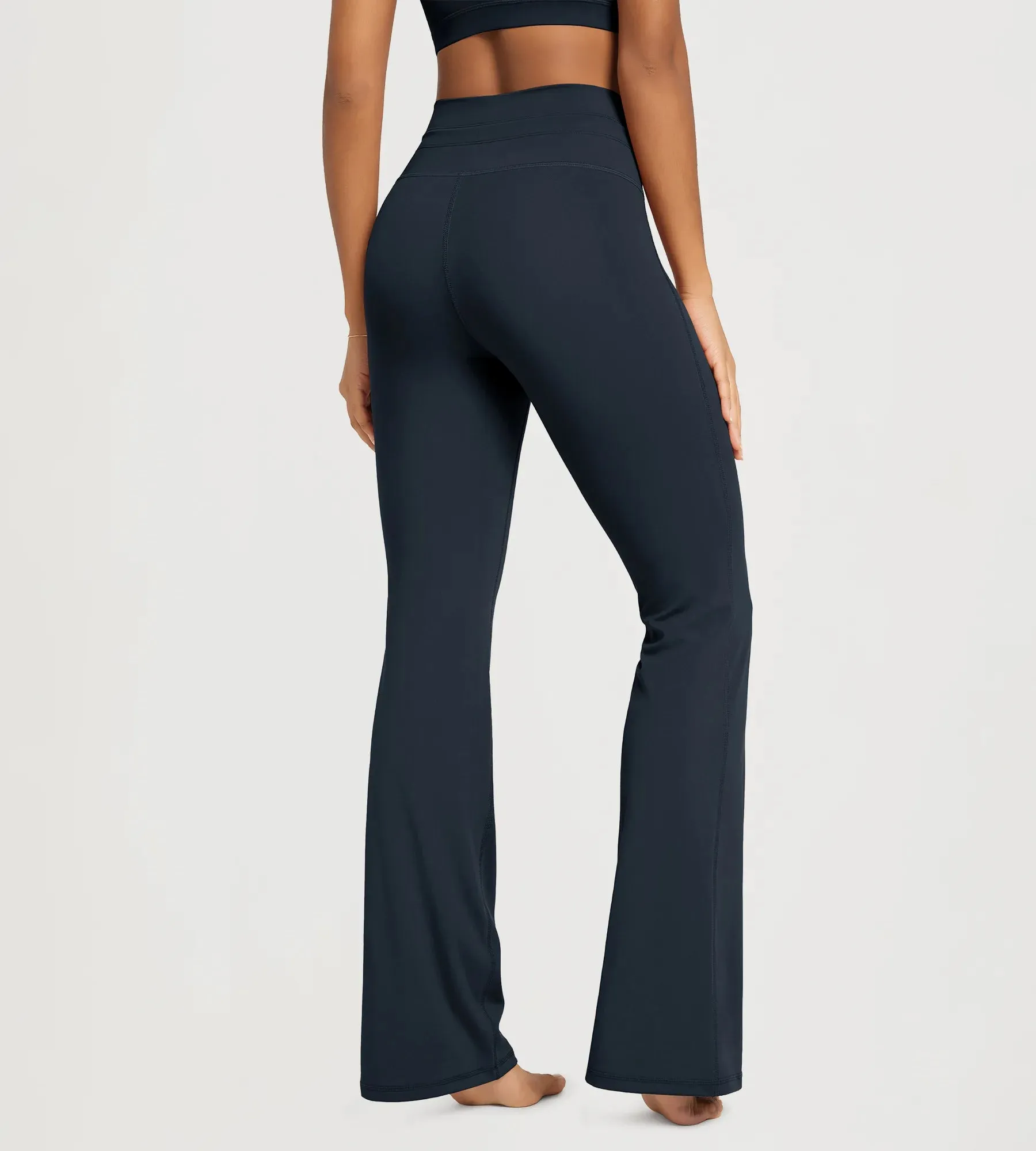 32" Drawstring Tie Daily Flared Pants sold by Ododos product image thumbnail 3