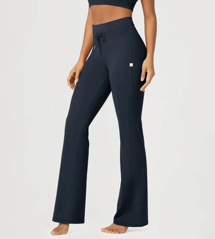 32" Drawstring Tie Daily Flared Pants sold by Ododos